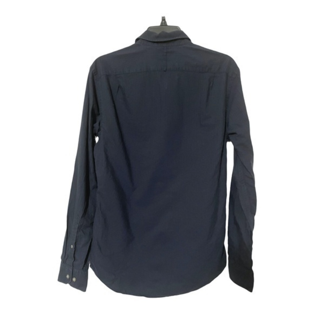 Banana Republic Mens Soft Wash Long Sleeve Navy Blue Button Up Shirt Size Small - Picture 10 of 10
